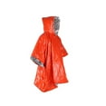 thumbnail image 2 of Cheers.US Emergency Waterproof Rain Poncho Reusable Thermal Blanket Lightweight Weather Resistant Raincoat with Hood for Camping Accessories, Outdoors, Emergency Kit Supplies, Essential, 2 of 7