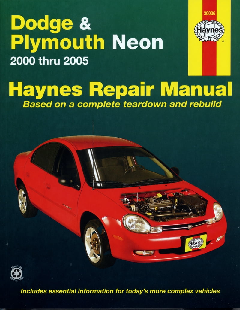 05 2005 Dodge Neon owners manual 