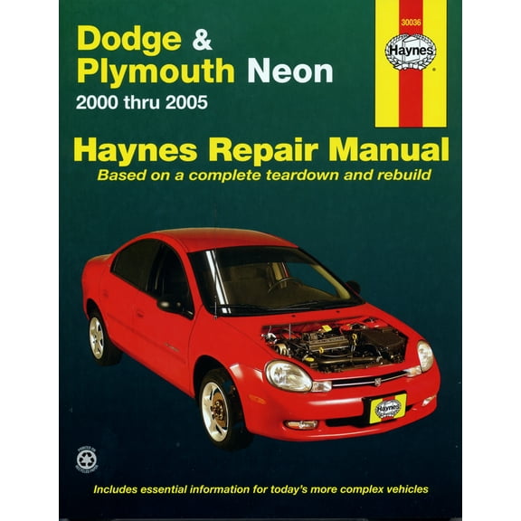 Dodge & Plymouth Neon (00-05) Haynes Repair Manual ^