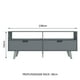 thumbnail image 3 of Mueble Mesa Para Tv Rack Madesa Oslo Hasta 55 Gris 01, 3 of 6