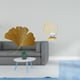 thumbnail image 2 of Elegante Escultura De Pared De Hierro Con Forma De Hoja De Ginkgo, Figura Decorativa Para Sala De Estar, Oficina, Hotel, Comedor, Restaurante, Granja, Estantería, Dormitorio., 2 of 8