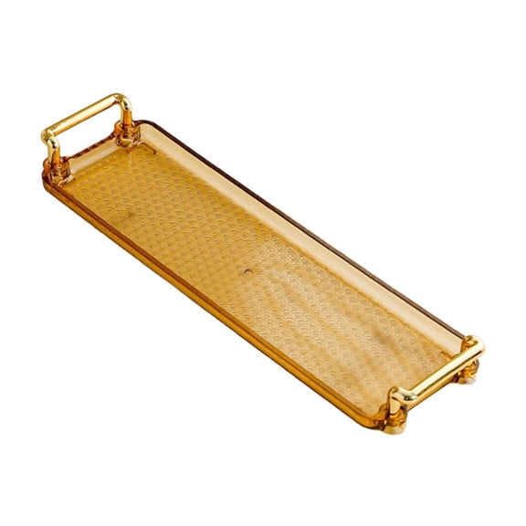 TELOLY Serving Trays,Easy To Cleannd Maintain Decorative Tray Vanity Tray,Versatile Functionality Serving Platter,Shape4