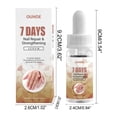 thumbnail image 3 of Sérum fortalecedor y para el crecimiento de uñas durante 7 días, reparador de uñas, para uñas de los pies, para reparar uñas dañadas y descoloridas, solución reparadora de uñas de 20 ml, 3 of 9