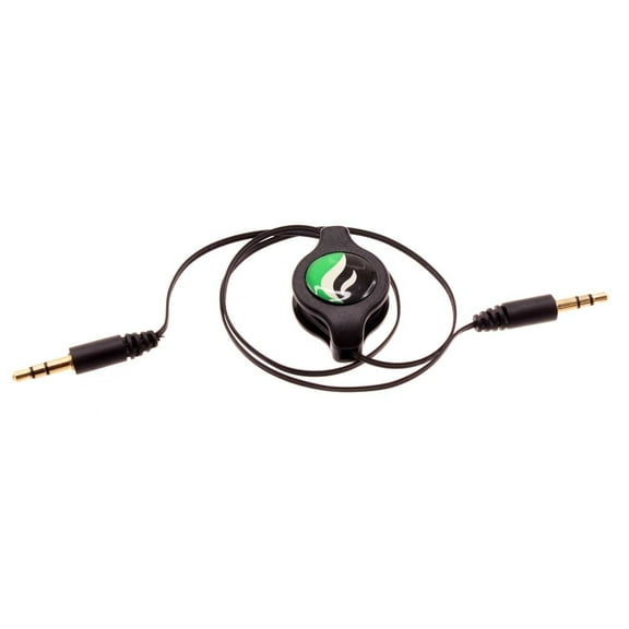 Retractable Aux Cable for Samsung Galaxy Tab A7 10.4" (2020/2022), Galaxy Tab A8 10.5" (2021) 3.5mm Adapter Car Stereo Aux-in Audio Cord Speaker Jack Wire