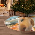 thumbnail image 5 of Lukts Surfing Cat Sun Print Color Life Christmas Tree Skirt, Winter Holiday Tree Mat Decoration ,Can be Used as A Shawl-30", 5 of 6