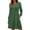 Army Green #1, variant on Women Dresses for Special Occasions Summer Printed Long Sleeved Round Neck Loose And Comfortable Short Nightgown Plus Size Ladies Skirt Party Elegant UK For Prom