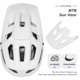 thumbnail image 4 of Casco de bicicleta BATFOX LA302 para hombres, mujeres, adultos y jóvenes, color blanco, 4 of 6