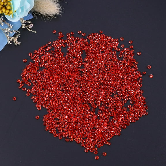 1000 Pcs Blaue Strass-steine Vase Filler Beads Diamonds Bride Red