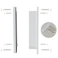 thumbnail image 2 of Puertas con solapa para perros y gatos - Protectores de ventanas corredizas de vidrio, puertas con solapa para mascotas con bloqueo de 4 vías para puertas interiores y exteriores (L), 2 of 5
