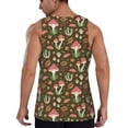 thumbnail image 3 of Haiem Mushrooms and Autumn Men Workout Tank Top Gym Bodybuilding Sleeveless Muscle T Shirts Athletic Tank Breathable Workout Shirt-Medium, 3 of 9