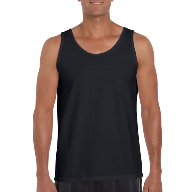 Gildan Débardeur Ultra Coton pour Hommes, 2TG, Noir