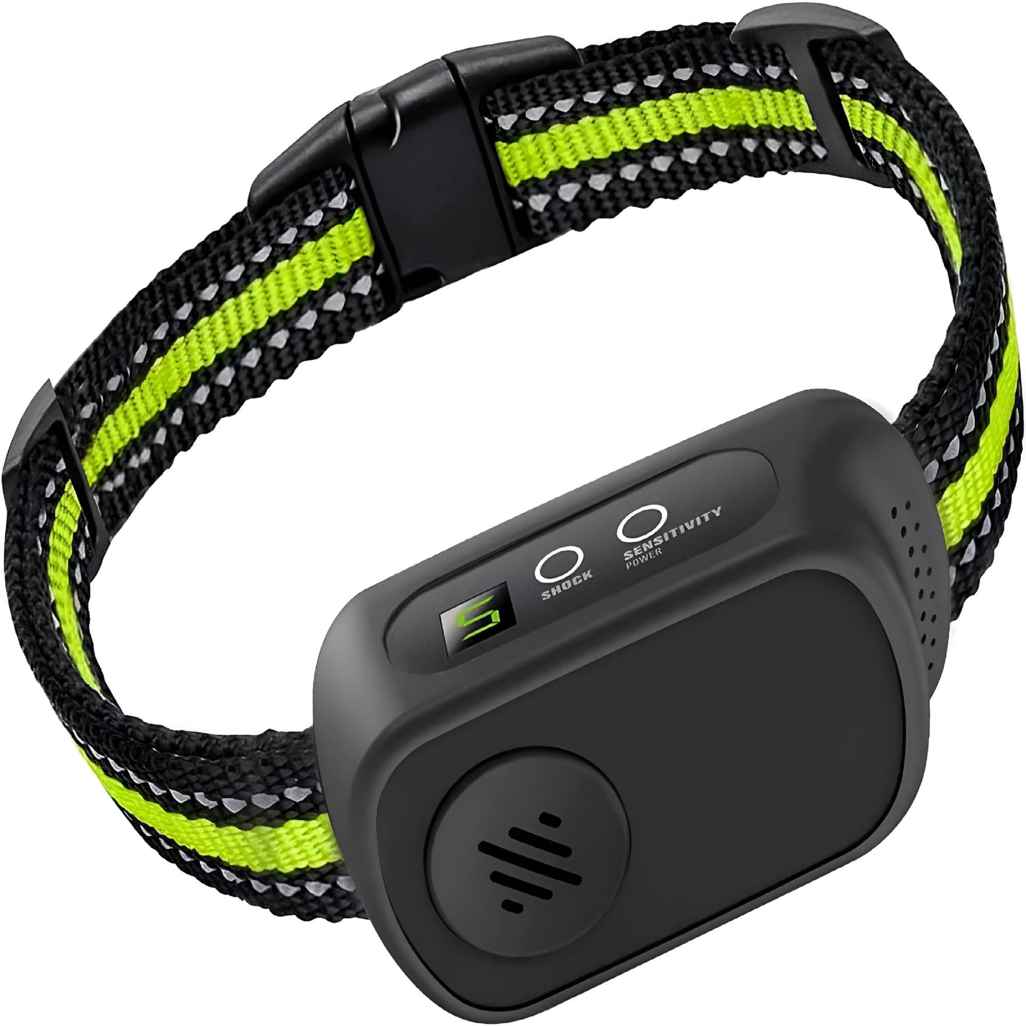 GJX Dog Bark Collar Bark Shock Collar with Beep Vibration Shock Bark Collar for Large Medium Small Dogs Rechargeable Humane Anti Barking Training Collar with 5 Adjustable Sensitivity Waterproof