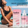 thumbnail image 2 of Gotas bronceadoras sin sol JINMAO, autobronceadoras bebibles, 60 ml, para rostro y cuerpo, 2 of 7