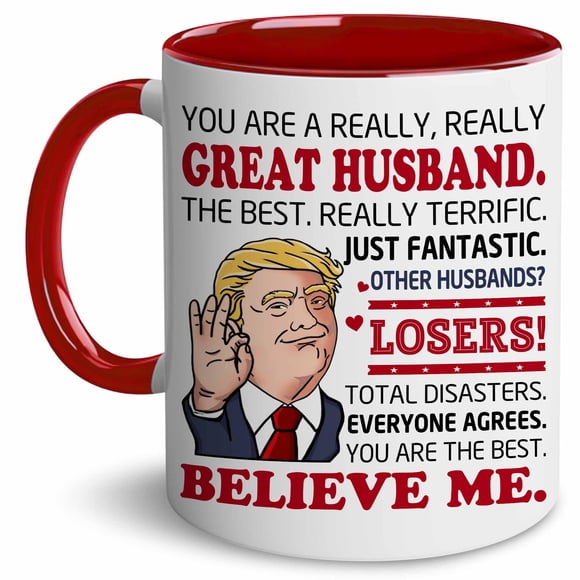 Taza de café BECHUSKY Best Husband Ever, regalo de cumpleaños, 325 ml