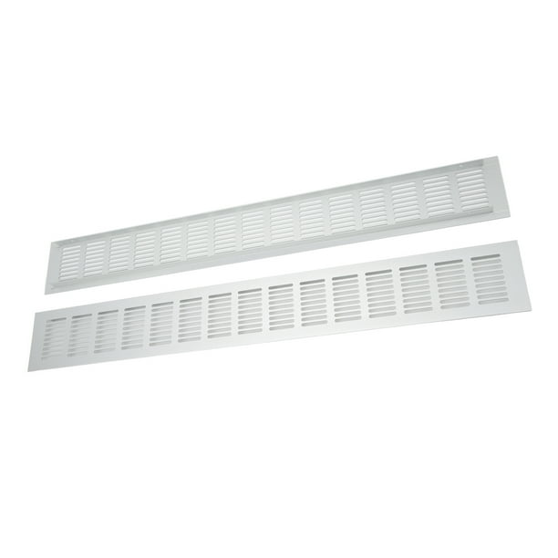Rejilla de Ventilacia de Aire, Cubierta de Ventilacia de Aire Rectangular, 2 Piezas Rejilla de Ventilación de Ventilación Placa de Ventilación Rectangular de Aleación de