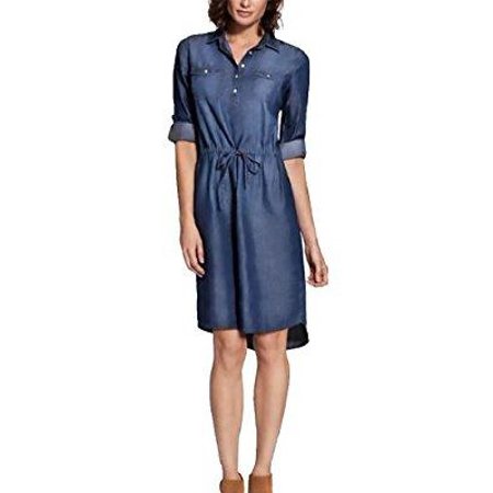Gloria Vanderbilt Women S Denim Ashleigh Dress Gloria Vanderbilt Women S Denim Ashleigh Dress L