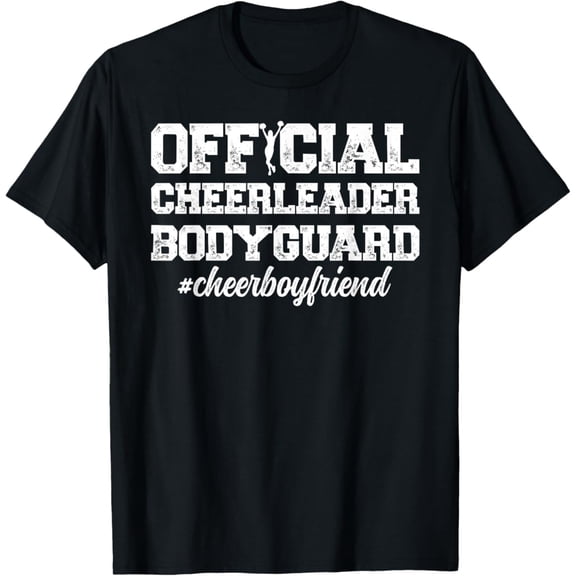 Sam Soft Cheerleader Bodyguard Cheer Boyfriend Cheerleading Boyfriend T-Shirt Full Size S-5Xl