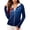 Blue, variant on We The People Patriotic Hoodie for Women - 250th Anniversary Constitution Graphic Sun Jacket, Ombre American Flag Full Zip Up Long Sleeve with Thumbholes & Pockets Wine S