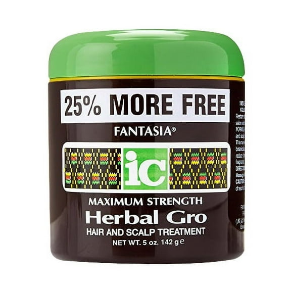 Fantasia IC Maximum Strength Herbal Gro Hair And Scalp Treatment 5 Oz, 6 Pack