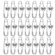thumbnail image 1 of 60pcs Heart Pin: Heart Shaped Brooch Safety Pins Valentine'S Day Love Pendant For Women Clothing - Zinc Alloy Charms For Jewelry Making Presents, 1 of 4