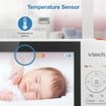 thumbnail image 2 of VM924 No WiFi Remote Pan-Tilt-Zoom Video Baby Monitor - 5" LCD Screen, Up to 17Hrs Video/31Hrs Audio Battery, 1000ft Range, Night Vision, Soothing Sounds, Temperature Sensor, 2 of 4