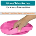 thumbnail image 2 of Suction Plate for Toddlers | BPA Free, 100% Food-Grade Silicone | Microwave, Dishwasher and Oven Safe | Stay Put Divided Baby Feeding Bowls and Dishes for Kids and Infants, 2 of 7