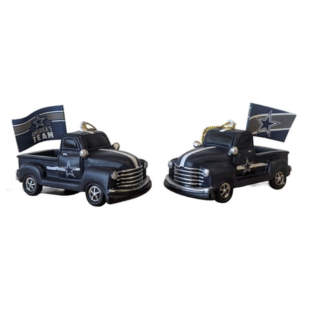 Dallas Cowboys Hangable 3" Rally Truck Two-Piece Statue Set
