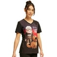 thumbnail image 4 of Tooniforms Women Scrubs Top V-Neck Print TF627, 4 of 7
