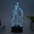 thumbnail image 1 of Luz LED nocturna 3D Bleach Kurosaki Ichigo que cambia de color, 1 of 2