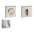 thumbnail image 5 of Baldwin 8220 Contemporary Square Single Cylinder Deadbolt - Brass, 5 of 7