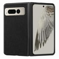 thumbnail image 1 of Pour Google Pixel Fold Étui en Cuir Véritable Vache PC+TPU Hybride Étui de Protection pour Téléphone, 1 of 5