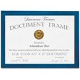 thumbnail image 1 of Marco para documentos Lawrence Frames, madera, 8,5 x 11 pulgadas, color azul, 1 of 2