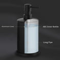 thumbnail image 3 of Black soap dispenser, 500 ml, stainless steel, for kitchen and bathroom -, 3 of 5