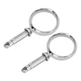 thumbnail image 3 of Round Oarlock Socket, 2 Inch ID Boat Stainless Steel Oarlock Easy To Use 1 Pair Heavy Duty  For Standard Size Paddles, 3 of 8