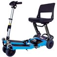 thumbnail image 1 of Luggie Standard Folding Travel Mobility Scooter - Blue 4 Wheels, 1 of 4