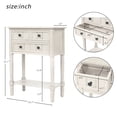 thumbnail image 7 of Console Sofa Table with 3 Drawers and Bottom Shelf, Entryway Hall Table, Sofa Tables Narrow Easy Assembly, 7 of 7