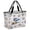 Blue, White, Gray, variant on Coastal Shells Beach Bag for Women, Large Breathable Mesh Beach Tote Bag, Summer Ocean Waves Conch Blue Wooden Grain Sandproof Lightweight Travel Bags for Vacation Picnic Swimming Pool