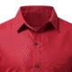 thumbnail image 5 of Blusa y camisa de manga corta con cuello vuelto para hombre, informal, de color liso, con botones, bolsillo y solapa, a la moda, de manga corta, 5 of 5