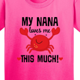 thumbnail image 4 of Inktastic Nana Loves Me Grandson Youth T-Shirt, 4 of 5
