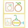 thumbnail image 3 of Wooden Pattern Blocks Set with Sticks and Rings - Montessori Shape Puzzles for 3-8 Year Olds, Ideal Educational Toy for Preschool and Kindergarten Kids,A, 3 of 5