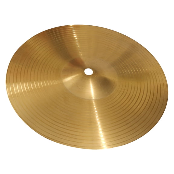 HEANUJJ Golden Brass Drum Crash Cymbal Jazz Metal Cymbal for Percussion Drum Set