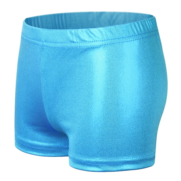Odeerbi 3-9 Años Niños Niñas Pantalón Corto de Baile Con Brillos Metálicos Pantalón Corto de Deporte Atlético Pantalón Corto de Verano de Pantalón Corto de Baile