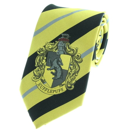 Premium Harry Potter Tie Striped House Crest Necktie Neckwear Cosplay Costume