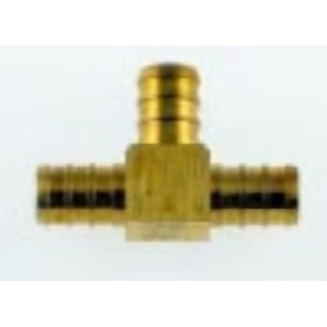 Elkhart Supply Fresh Water Fitting 51151 BestPEX; PEX Coupler; Tee; Brass; With Barcoded