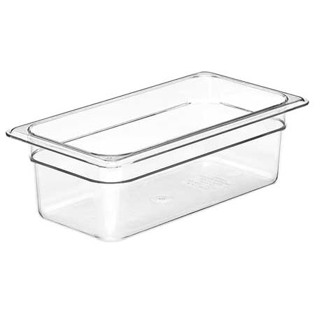 Cambro Upc800 Food Cart - CAMBRO CA34CW135 Food Pan,Third Size, Clear,PK6