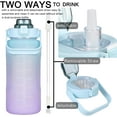 thumbnail image 4 of Party Zealot Large Half Gallon 64 OZ Motivational Water Bottle Straw Time Marker BPA Free for Sport and Fitness, 4 of 7