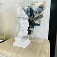 thumbnail image 6 of Adam & Friends Home Decor Silence Is Golden Sculpture | 1-Piece | White, 6 of 6