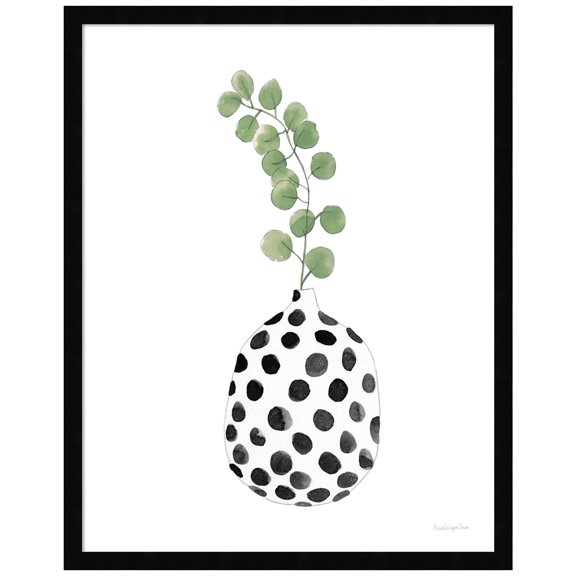 Amanti Art Modern Nature III Black Wood Framed Wall Art Print