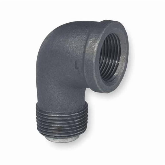 Manufacturer Varies 90 Street Elbow, Malleable Iron, 1/8 in 5P457