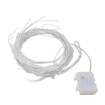 Cinvoph 6.56ft White Artificial Christmas Garland, Battery Operated Lighted, Decorative Birch LED Rattan for Christmas Wedding Holiday Decoration